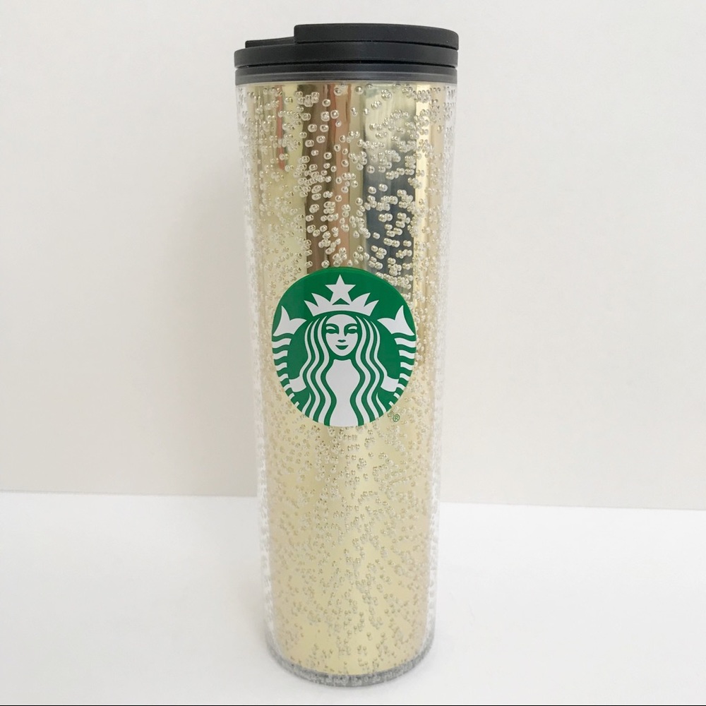 Starbucks Gold Bubble Hot Cold Tumbler Cup